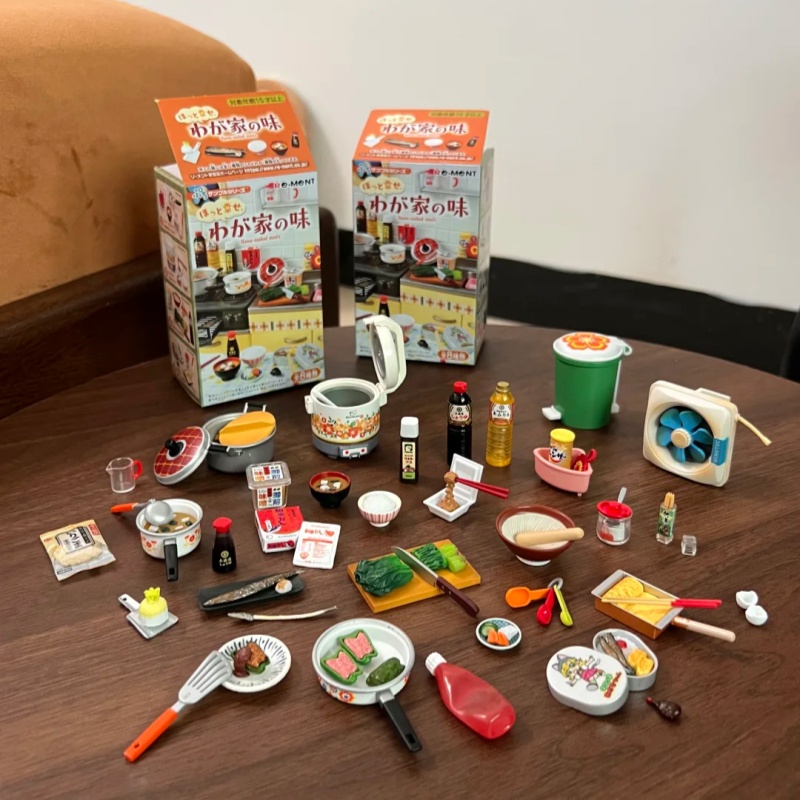 Home Cooking Meal - Modèle miniature Re Ment Sootang, série