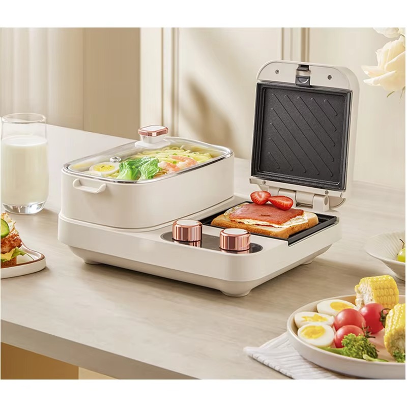 Home Cooking Egg Sandwich - Machine à petit-déjeuner 3 en 1