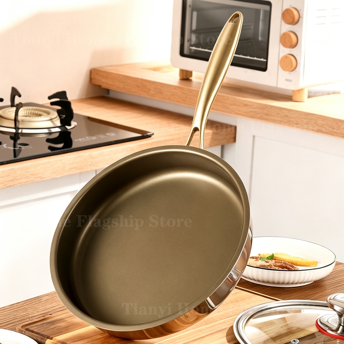 Poêle à frire en acier inoxyda - Home Cooking Steak avis et prix
