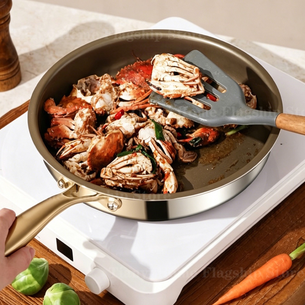 Poêle à frire en acier inoxyda - Home Cooking Steak avis et prix