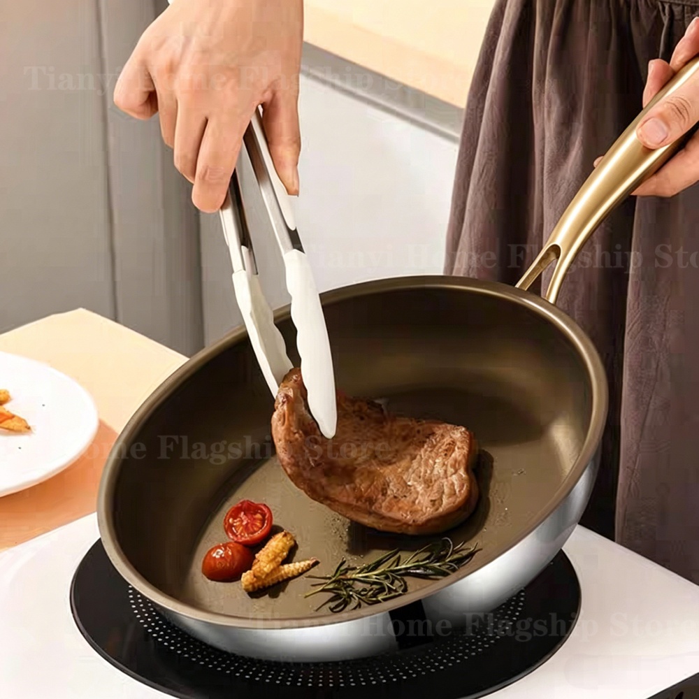 Poêle à frire en acier inoxyda - Home Cooking Steak avis et prix