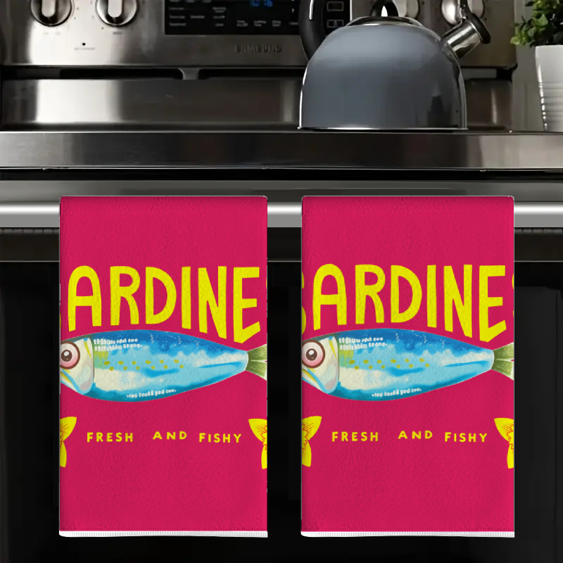 Lot de 2 serviettes de cuisine - Home Cooking Is The Best avis et prix