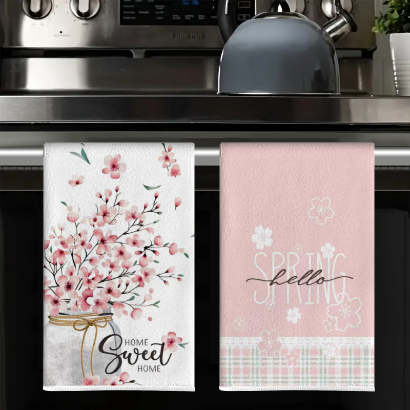 4 pièces, serviettes de cuisin - Home Cooking Is The Best avis et prix