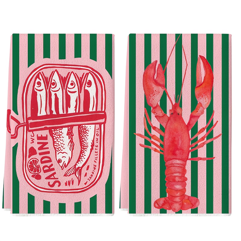 Lot de 2 torchons de cuisine r - Home Cooking Is The Best avis et prix