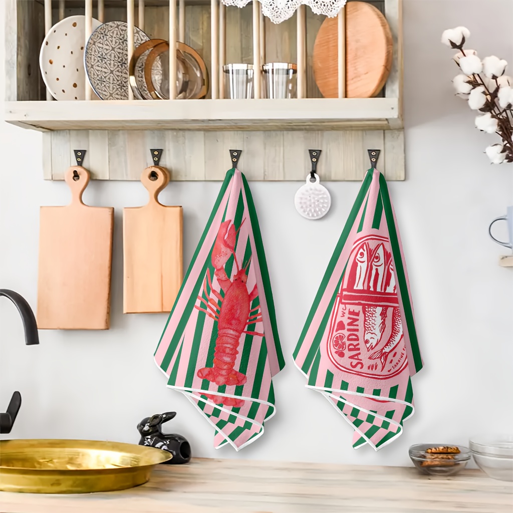 Lot de 2 torchons de cuisine r - Home Cooking Is The Best avis et prix