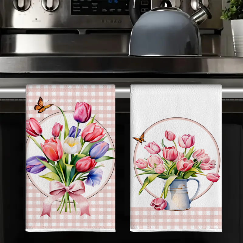 Lot de 2 serviettes de cuisine - Home Cooking Is The Best avis et prix