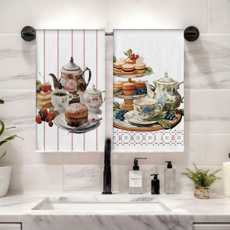Lot de 2 torchons de cuisine p - Home Cooking Is The Best avis et prix