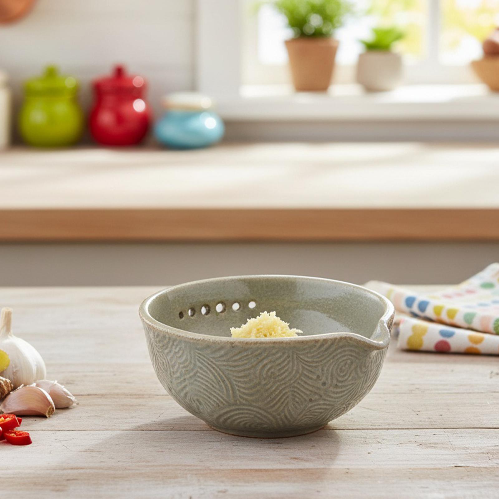 Assiette à ail, bol hachoir en - Home Cooking Meal avis et prix