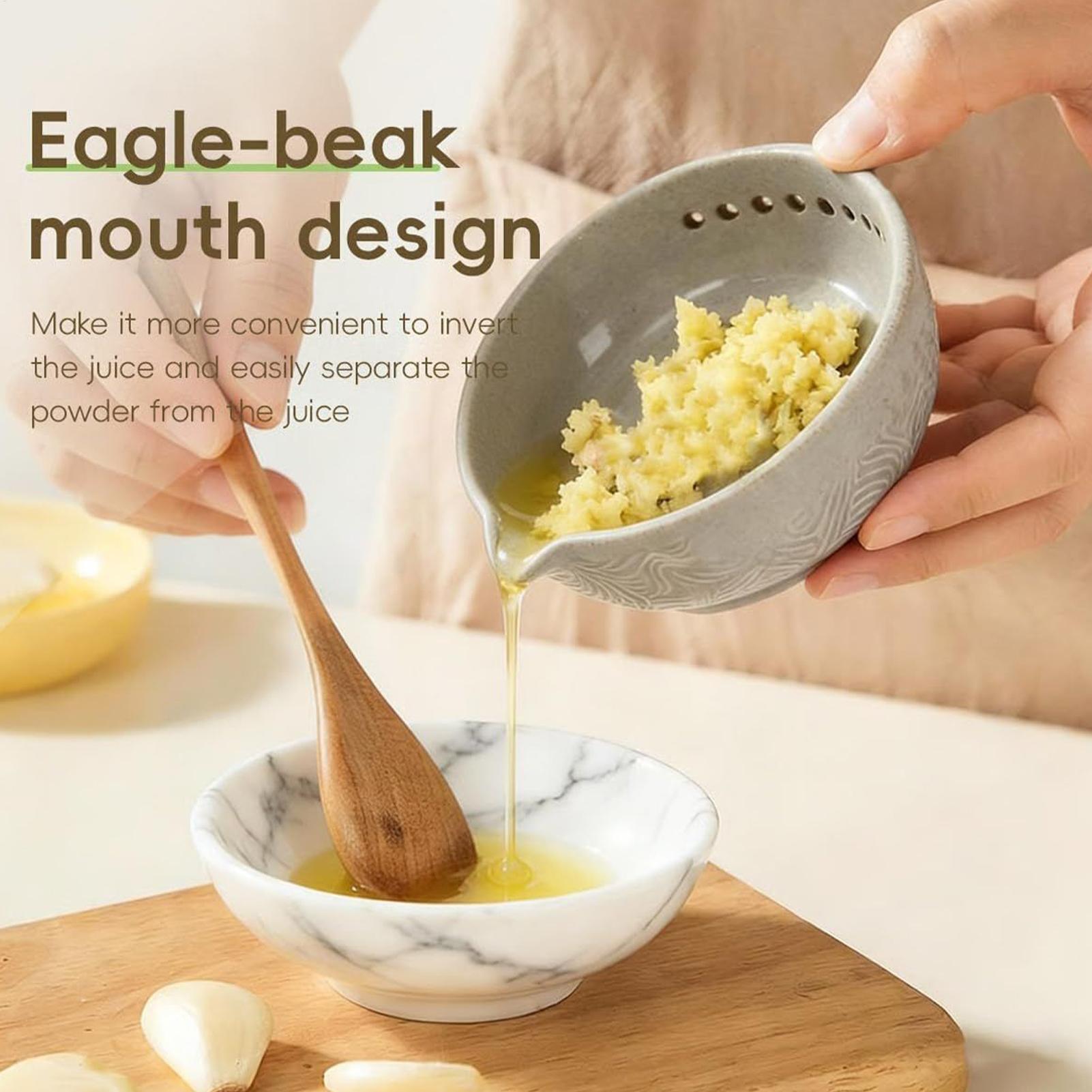 Assiette à ail, bol hachoir en - Home Cooking Meal avis et prix