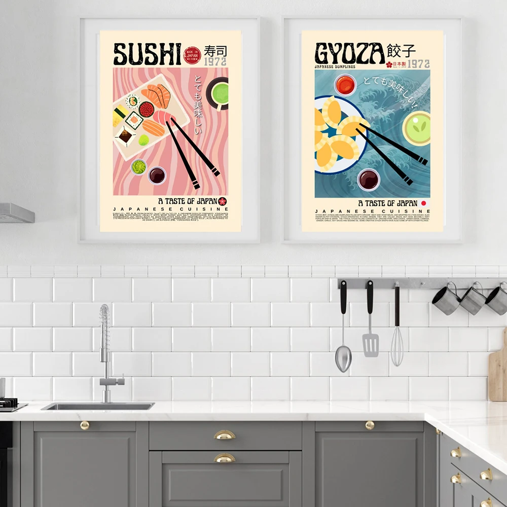 Affiche sur toile imprimée sty - Home Cooking Japanese Food avis et prix